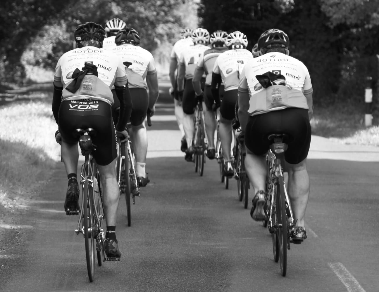 Group 40tuders cycling