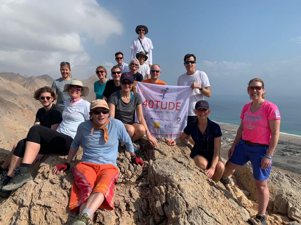 40tude team trekking in Musandam, Oman