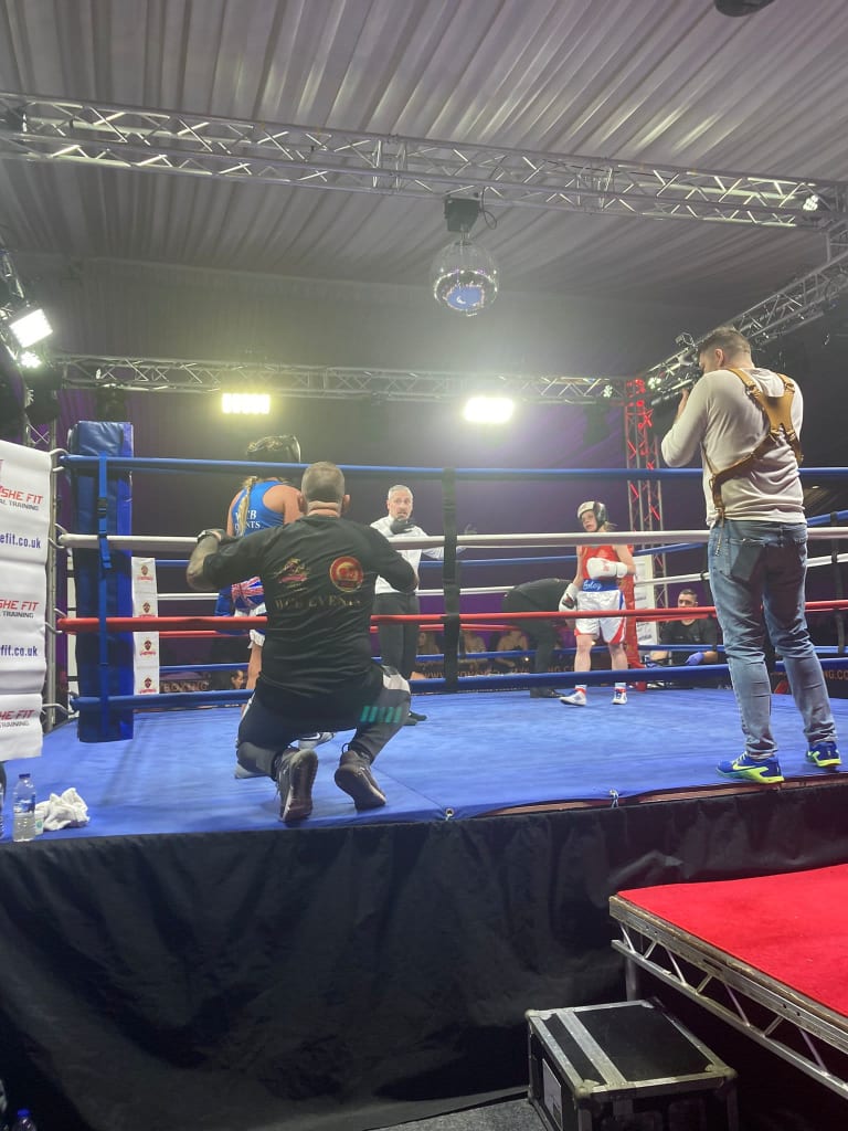 Photo of Georgia Hook at Womens Charity Boxing Show