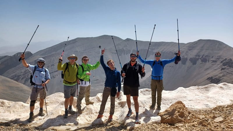 40tuders summitting Mt. MGoun 2022