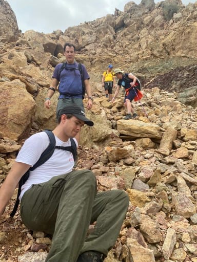 40tudes team srambling on its fundraising challenge Expedition Musandam, Oman